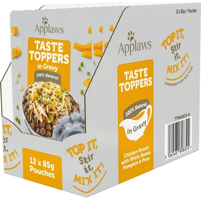 Applaws Dog Taste Toppers Gravy Kuřecí s dýní 12 x 85 g