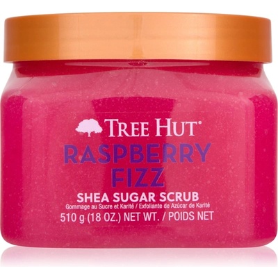 Tree Hut Shea Sugar Scrub Raspberry Fizz захарен пилинг с масло от шеа 510 гр