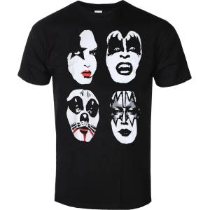 NNM мъжка тениска Kiss - Faces - черна - 50788200