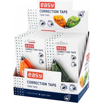 Easy TRIM TAPE korekční strojek, 5mm x 8 m, zelený a oranžový mix