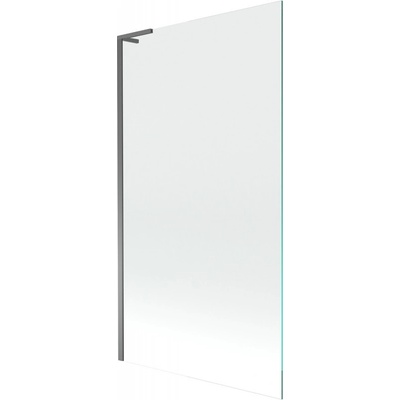 Mexen Next L параван за вана с 1 крило 100 x 150 cm, прозрачен, gun metal - 895-100-000-03-00-95 (895-100-000-03-00-95)