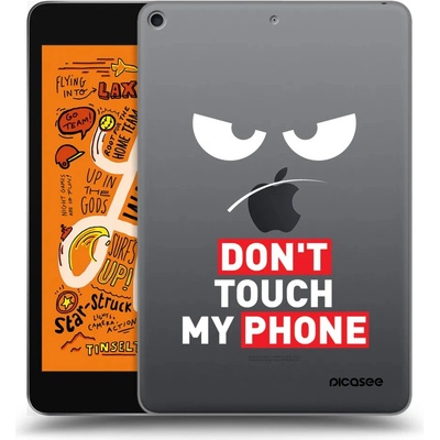 Picasee silikónový prehľadný obal Apple iPad mini 2019 5. generace Angry Eyes Transparent