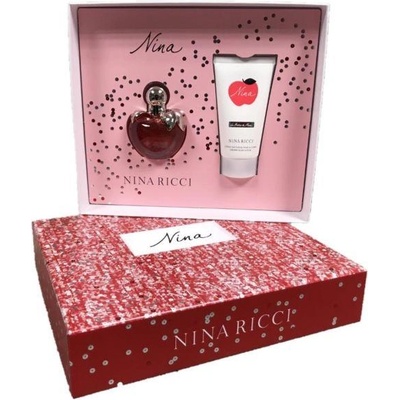 Nina Ricci Nina Подаръчен комплект, Тоалетна вода 80ml + Мляко за тяло 100ml, Жени