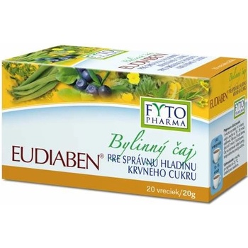 Fyto DIABETICKÝ čaj EUDIABEN 20 x 1 g