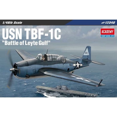 Academy USN TBF-1C Battle of Leyte Gulf 1:48