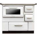 Sporáky na tuhá paliva MBS 7 bílý levý New Line