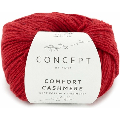 COMFORT CASHMERE Katia Farby COMFORT CASHMERE: 70 červená - VÝPREDAJ