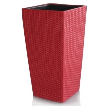 Image 1 of HORECANO Саксия Квадрат Висока - Червена (019744)
