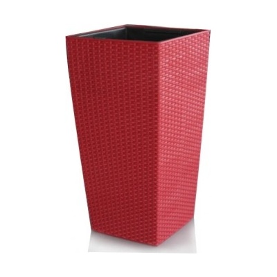 HORECANO Саксия Квадрат Висока - Червена (019744)