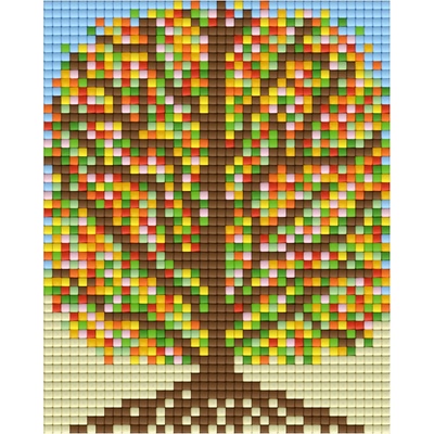 Bright Toys Мозайка с пиксели Bright Toys, 40x50 пиксела - Дървото на живота (BT50007-Tree)