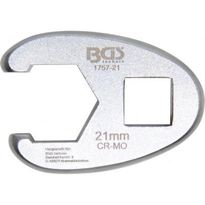 BGS technic Plochý otevřený klíč 12,5 mm 1/2" 21 mm BGS 1757-21