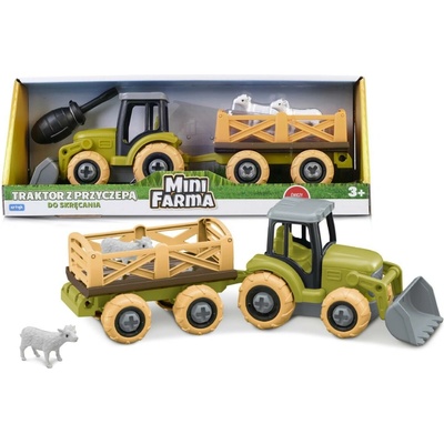 Vizopol Traktor na šroubování minifarma 30 × 11,5 × 9 cm