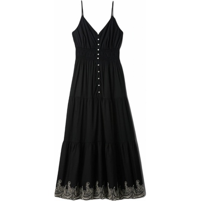 GAP Tiered Maxi čierna