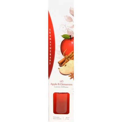 Aromatherapy Aroma difuzér s tyčinkami Jablko se skořicí 50 ml