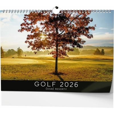Nástěnný Baloušek Golf české resorty 2026