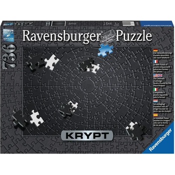Ravensburger - Puzzle Krypt Black - 750 piese