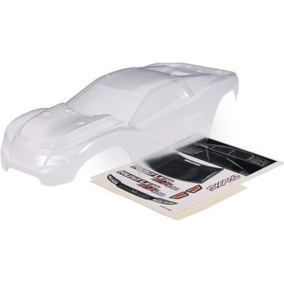 Traxxas каросерия Rustler 4x4 прозрачна