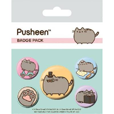 Pyramid International Odznáčky Pusheen Fancy 5 ks