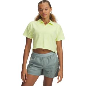 Under Armour Блуза с яка Under Armour Women's Icon Terry Short-Sleeve Polo Shirt - Yellow/White