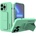 Wozinsky Калъф Wozinsky Kickstand, със стойка, за iPhone 13 mini, зелен, ментов (9145576234303)