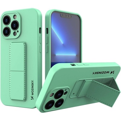 Wozinsky Калъф Wozinsky Kickstand, със стойка, за iPhone 13 mini, зелен, ментов (9145576234303)