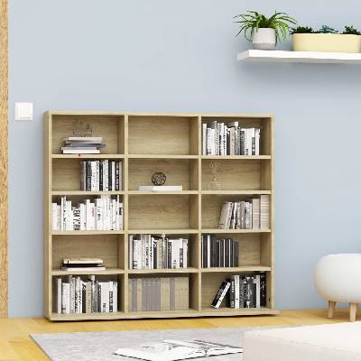Nábytek XL Skříňka na CD dub sonoma 102 x 23 x 89,5 cm kompozitní dřevo
