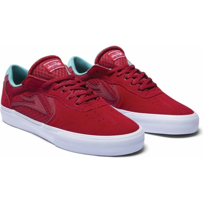 Lakai Chocolate Atlantic Vulc Red Suede