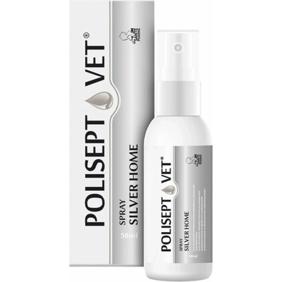 JM Sante Polisept Vet Spray silver home spray sprej na rány pro psa a kočku 50 ml