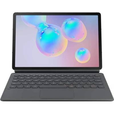 Samsung Book Cover Keyboard EF-DT860 - кейс, клавиатура и поставка за Samsung Galaxy Tab S6 (сив)