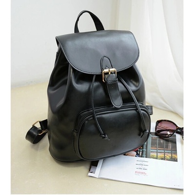 Евтина черна или кафява дамска раница | Кожени раници дамски