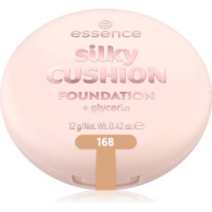 essence silky CUSHION FOUNDATION фон дьо тен в гъба със средно покритие цвят 168 12 гр