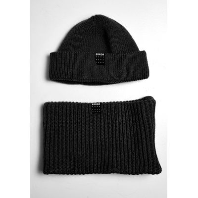 Mister Tee Комплект шапка и шал в черен цвят Mister Tee Error Knit UB-MT2129-00007 - Черен, размер one size