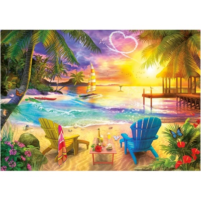 Educa - Puzzle Playa del Amor - 1 000 piese