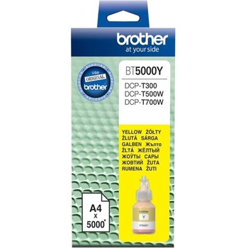 Brother Оригинално мастило за принтер Brother BT-5000, 5000 страници/5%, Yellow (3015100099)