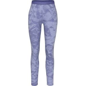 Stoic Дамско мериносово термобельо Stoic Women's MerinoMesh150 SadjemSt. Long Pants Long john - Blue Bell Purple AOP - размер XXL (114-3292-1017)