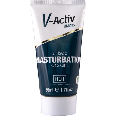 HOT V-Activ Unisex Masturbation Cream CBD Infused 50ml