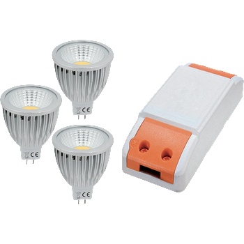ELMARK КОМПЛЕКТ led ДРАЙВЕР 18w+ 3x led3 5w 4000k mr16 (99set3led572)