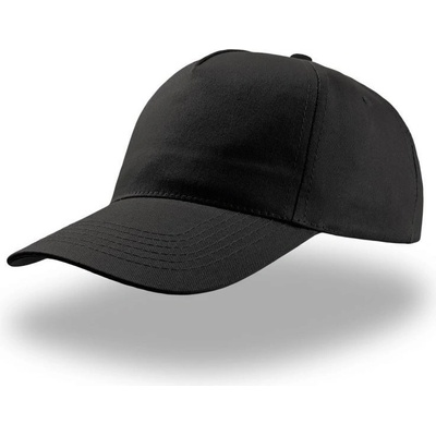 Atlantis Headwear Start Five 5 panelová baseballová COT-33003800299 Černá