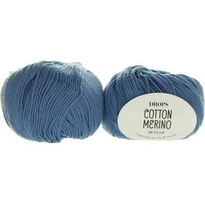 Drops Cotton Merino 16 džínová modrá