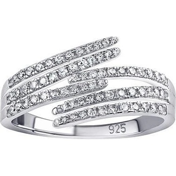 SILVEGO Strieborný prsteň Aimee s Brilliance Zirconia JJJ1177R