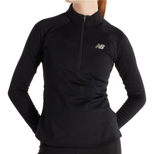 New Balance Дамско яке за бягане New Balance Women's Athletics Heat Grid 1/2 Zip Longsleeve - Black (128-0569-0113)