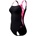Speedo Дамски бански костюм Speedo Women's Shaping LunaLustre Printed 1 Piece Swimsuit - Anthracite / Ruby - размер 38 (EU) (150-4567-0312)