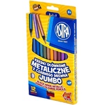 Astra Цветни моливи ASTRA jumbo metallic round 12 цвята 312114003 (312114003)