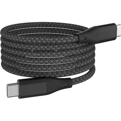 WINNER GROUP-WG - Магнитен USB кабел USB-C / USB-C 60W 1m черен (WN0017)