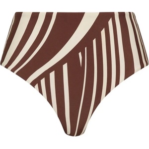 Seafolly Дамско бикини долнище Seafolly Women's Coastline High Waisted Pant Bikini bottom - Cocoa - размер 32 (EU) (150-5722-0311)