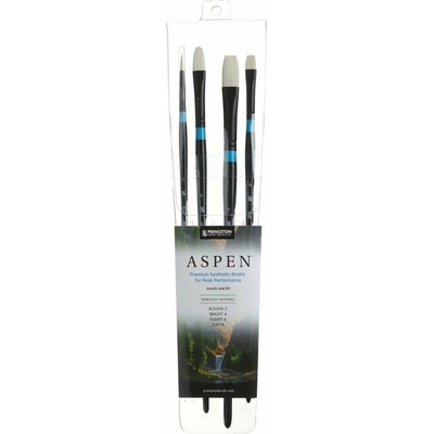 Princeton Brush Aspen Sada štetcov 4 ks