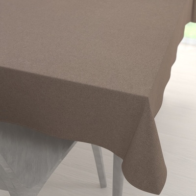 Biante obdĺžnikový obrus BKR-502 Svetlo hnedý režný 120x200 cm