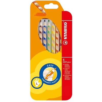 Stabilo Easycolors trojhranné pastelky pro leváky 6 ks 0331 6