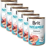 Brit Консерва Brit Paté & Meat Salmon 6 x 400 г
