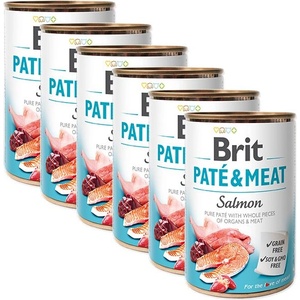 Brit Консерва Brit Paté & Meat Salmon 6 x 400 г